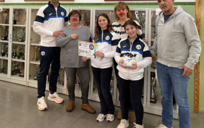 Taller de sensibilización y recogida de la recaudación de la carrera solidaria Pupaclown